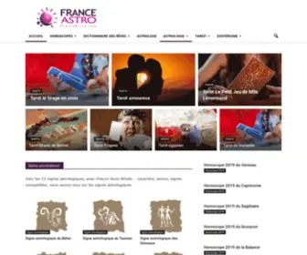 Franceastro.com(Horoscope, Tarot et Voyance) Screenshot