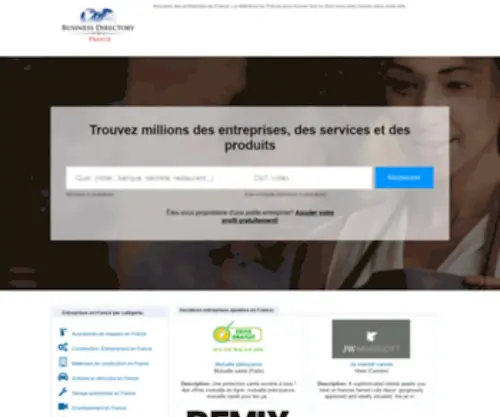 Francebd.com(Annuaire des entreprises de France) Screenshot