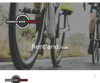 Francebikerentals.com(Rent a bike in Provence) Screenshot
