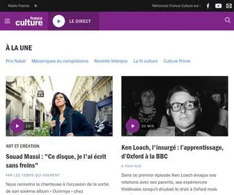 Franceculture.fr(France Culture) Screenshot