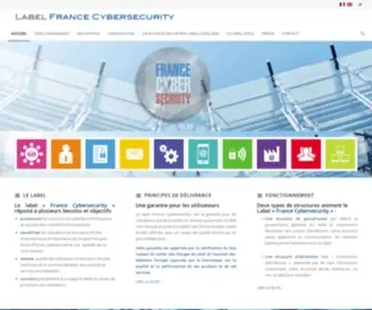 Francecybersecurity.fr(Le Label France Cybersecurity) Screenshot