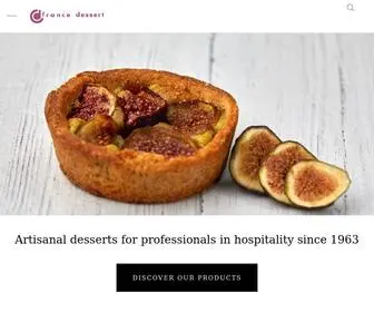 Francedessert-USA.com(Artisanal desserts for professionals in hospitality since 1963) Screenshot