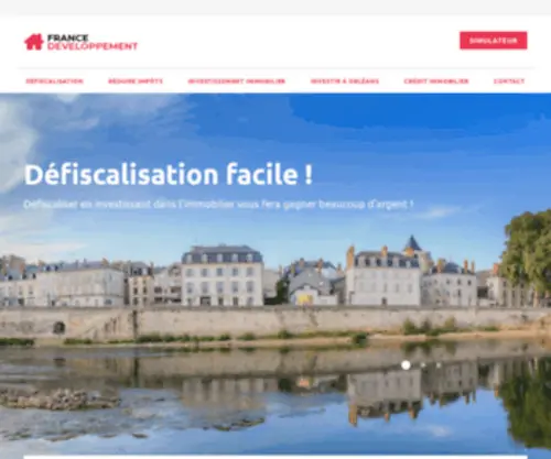 Francedeveloppement.com(France Developpement Conseil en défiscalisation immobilière et investissement immobilier) Screenshot