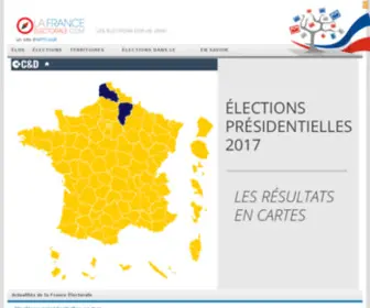 Franceelectorale.com(Découvrez les résultats des élections en France en cartes) Screenshot