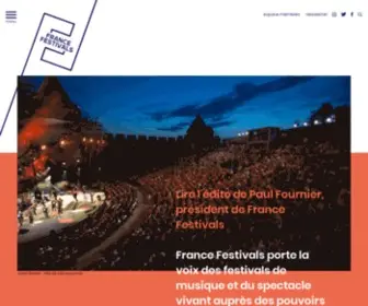 Francefestivals.com(France festivals) Screenshot