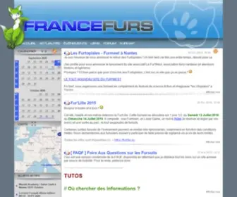 Francefurs.org(Site Furry Francophone) Screenshot