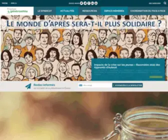 Francegenerosites.org(France générosités) Screenshot
