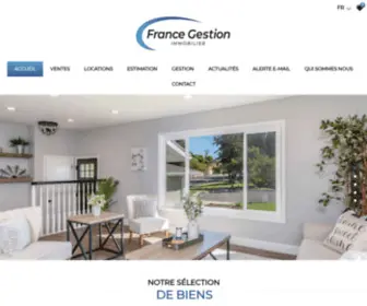 Francegestion.com(Agence immobilière Montpellier) Screenshot