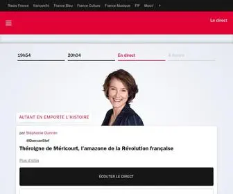 Franceinter.fr(France Inter) Screenshot