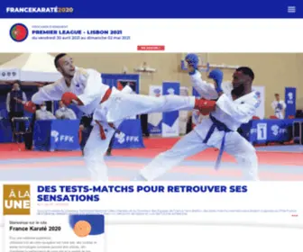 Francekarate2020.fr(France) Screenshot