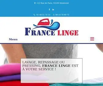 Francelinge.com(Pressing Montreuil) Screenshot