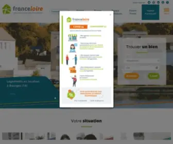Franceloire.fr(France Loire est une entreprise sociale pour l'habitat (ESH)) Screenshot