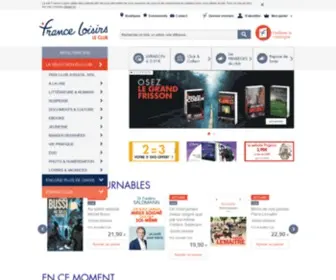 Franceloisirs.com(France Loisirs) Screenshot