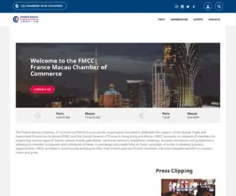 Francemacau.com(France Macau Chamber of Commerce (FMCC)) Screenshot