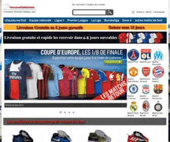 Francemaillotdefootok.com(Chaussures foot) Screenshot