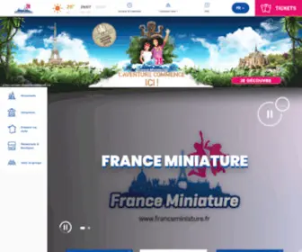 Franceminiature.fr(Monuments miniatures et Parc d'attractions) Screenshot