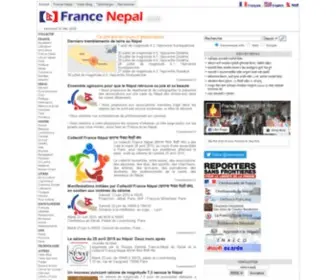 Francenepal.info(France Nepal) Screenshot