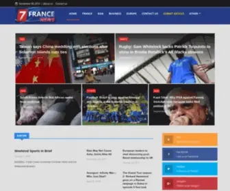 Francenews7.com(France News 7) Screenshot