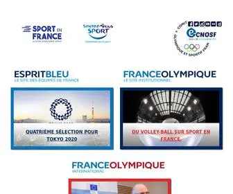 Franceolympique.com(Site institutionnel) Screenshot