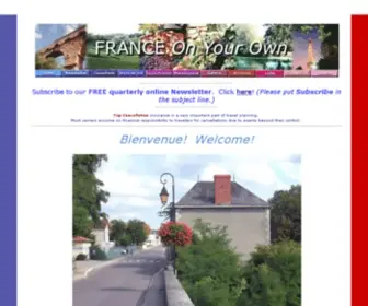 Franceonyourown.com(FRANCE On Your Own) Screenshot