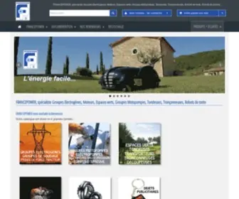 Francepower.fr(Groupes Electrogènes) Screenshot