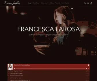 Francescalarosa.com(Francesca LaRosa) Screenshot