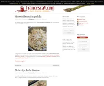 Francescav.com(Diario di cucina e fantasia) Screenshot