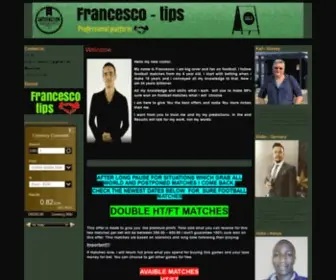 Francesco-Tips.com(Professional platform) Screenshot