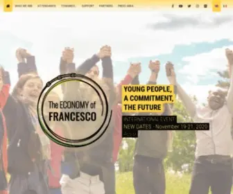Francescoeconomy.org(The Economy of Francesco) Screenshot