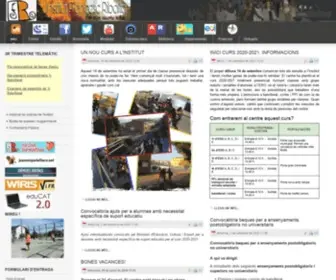 Francescribalta.cat(Institut francesc ribalta) Screenshot