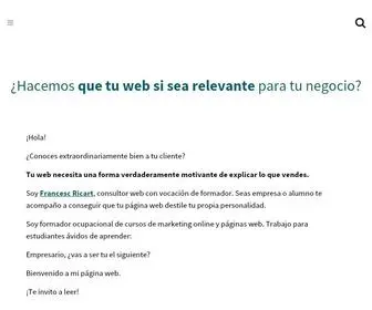 Francescricart.com(Francesc Ricart) Screenshot