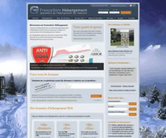 Franceserv.com(FranceServ Hébergement) Screenshot
