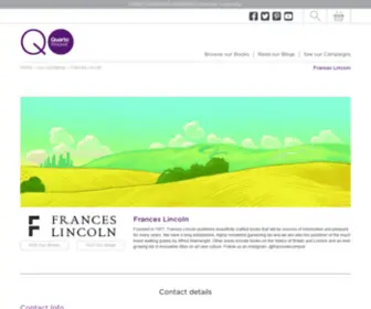 Franceslincoln.com(Frances Lincoln) Screenshot