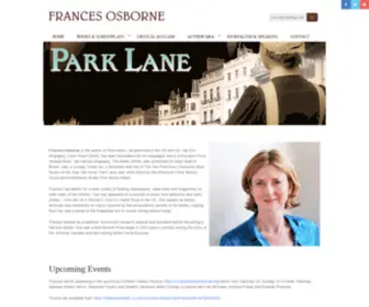 Francesosborne.com(The official website of Frances Osborne) Screenshot