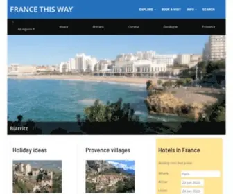 Francethisway.com(Visit France) Screenshot
