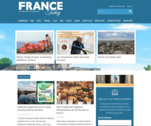 Francetoday.com(France Today) Screenshot