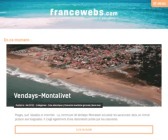 Francewebs.com(Camping France) Screenshot