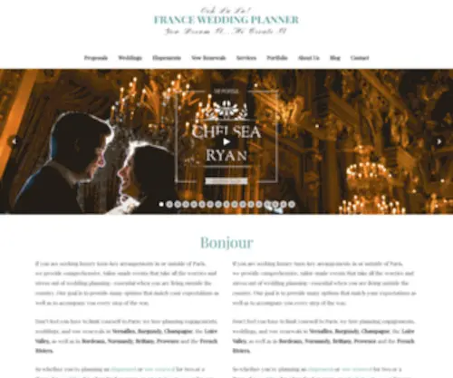 Franceweddingplanner.com(Ooh La La) Screenshot