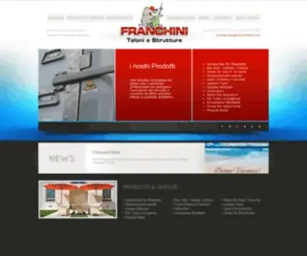 Franchiniteloni.com(Vendita e installazione di gazebo e coperture in PVC) Screenshot