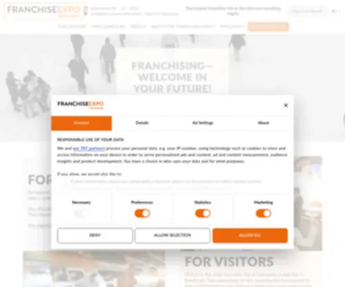 Franchise-Expo.com(Franchising your way to entrepreneurship) Screenshot