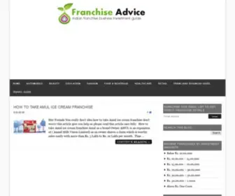 Franchiseadvice.co.in(Franchise Advice) Screenshot