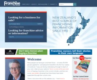 Franchise.co.nz(Franchise New Zealand) Screenshot