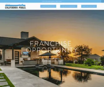 Franchisecp.com(California Pools Franchising) Screenshot