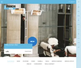 Franchisedie.it(Sedie, sgabelli, ufficio, tavoli, calderara di reno, bologna, letti, divani, legno, metallo, impagliate) Screenshot