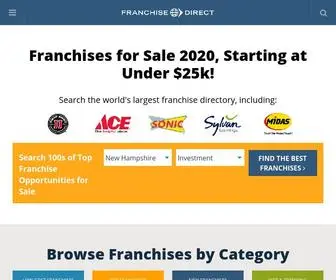 Franchisedirect.com(The Best Franchise Opportunities & Franchises for Sale) Screenshot