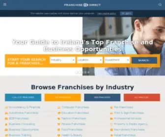 Franchisedirect.ie(Franchise Opportunities for Ireland) Screenshot