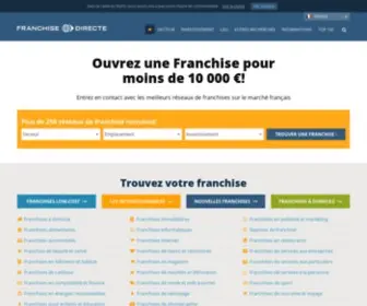 Franchisedirecte.fr(Acquérir franchise) Screenshot