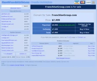 Franchisegroup.com(FranchiseGroup) Screenshot