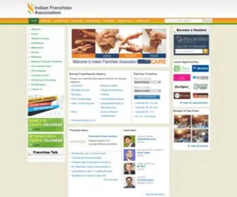 Franchiseindia.org(Indian Franchise Association and Franchise Business Guide with) Screenshot