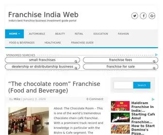 Franchiseindiaweb.in(Franchise India Web) Screenshot